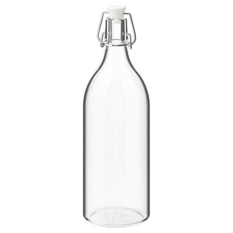 Korken Bottle With Stopper Clear Glass 1 L 34 Oz Ikea