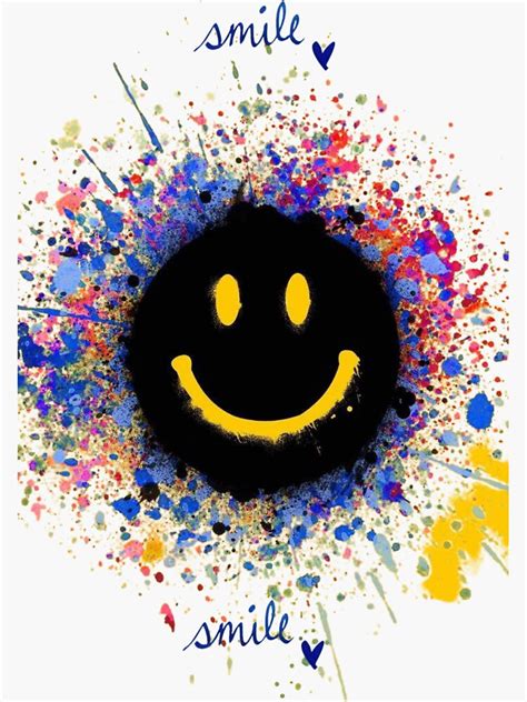 Big Smile Sticker By Faten18 Redbubble