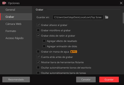 Grabar Pantalla De Windows 10 ITop Screen Recorder