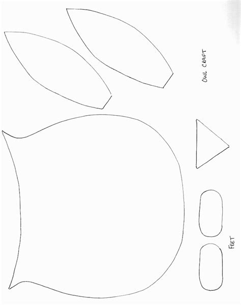 Birds Crafts Print Your Owl Template All Kids Network