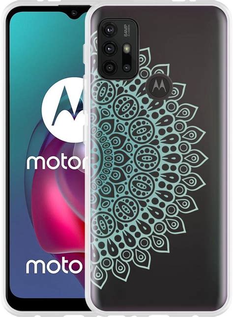 Motorola Moto G Hoesje Turqoise Mandala Designed By Cazy Bol