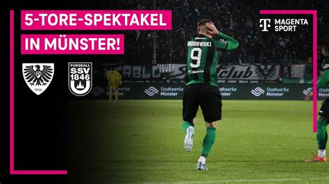 SC Preußen Münster SSV Ulm 1846 Highlights mit Live Kommentar 3