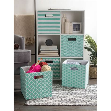 Ebern Designs Jennafer Waves Fabric Bin Reviews Wayfair