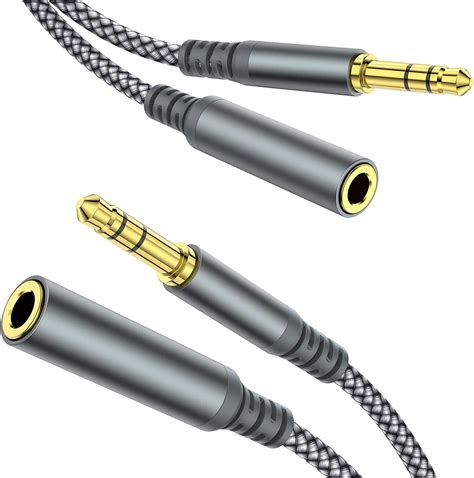 Amazon Movo MC10 3 5mm Audio Cable 3 5mm TRS Female To Male 10ft