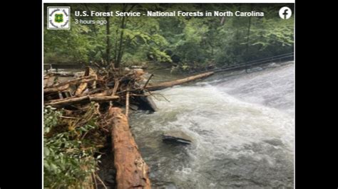 Iconic Sliding Rock Closed In NC Due To Flood Debris Piles Raleigh