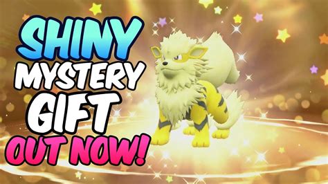 Days Only Shiny Arcanine Mystery Gift Out Now In Pokemon Scarlet