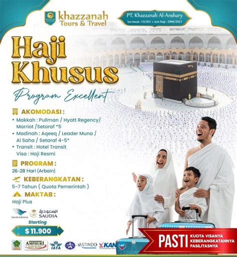 Paket Haji Onh Plus Furoda Visa Resmi Tanpa Antri Khazzanah Tour