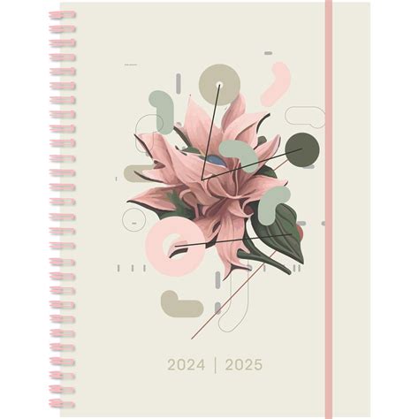 Simplex Agenda Scolaire 20204 25 Emotions Daily Floral 1 Jour Page