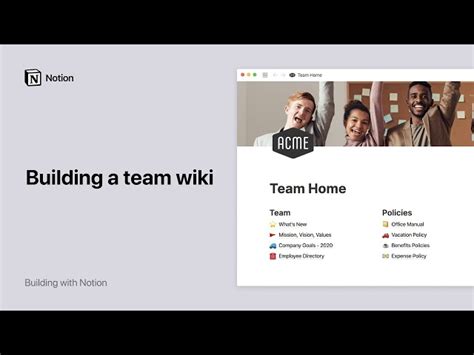 Team Wiki Notion Vip