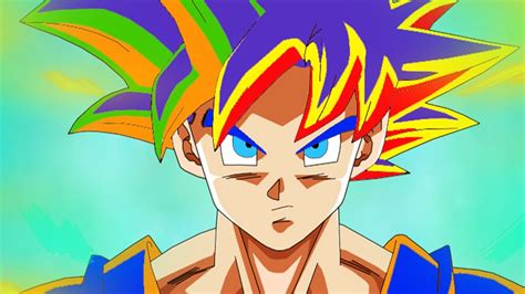 Goku Super Saiyan Rainbow