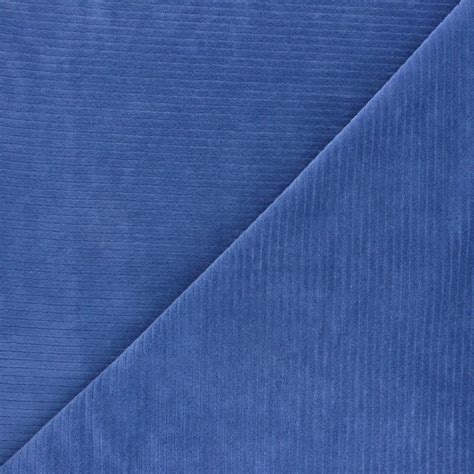 Tissu Oeko Tex Tissu Jersey Velours C Tel Bleu Mpm