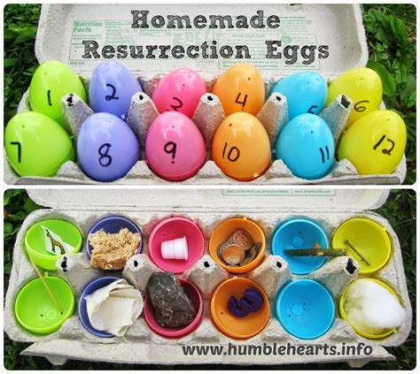 Homemade Resurrection Eggs Teaching Ideas Humble Hearts