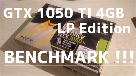 MSI GeForce GTX 1050 Ti 4GT LP (4096 Mo) au meilleur prix sur idealo.fr