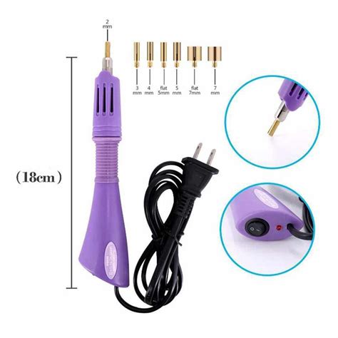 Hot Fix Applicator DIY Set Hot Rhinestone Crystal Machine Crafts On Clothes Shoes And Jeans Pink