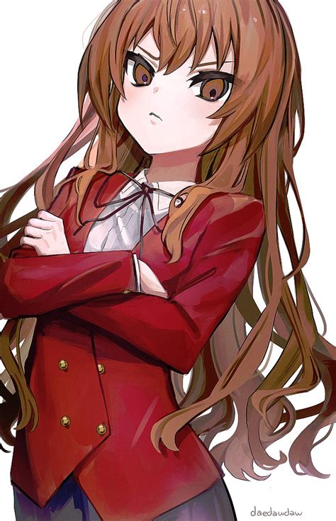 Safebooru 1girl Aisaka Taiga Artist Name Bangs Blush Brown Eyes Brown