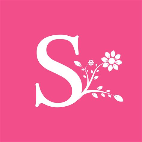 The Letter S In Pink