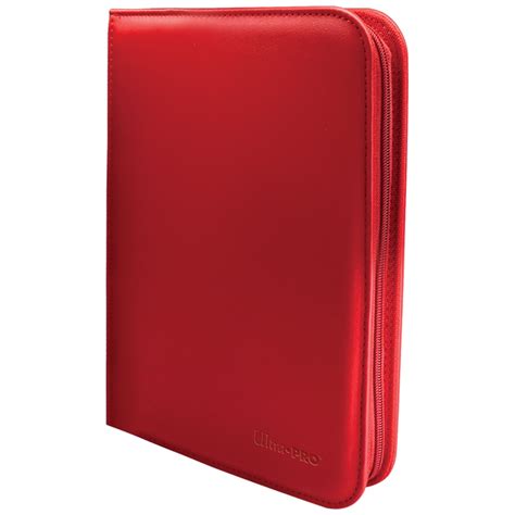 Ultra Pro Binder Vivid 4 Pocket Zippered Pro Binder Red Animal