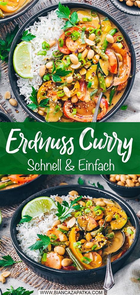 Erdnuss Curry Mit Gem Se Einfach Vegan Cremig Lecker