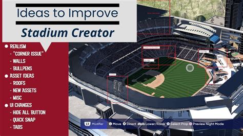 Stadium Creator How To IMPROVE It MLB The Show 22 YouTube