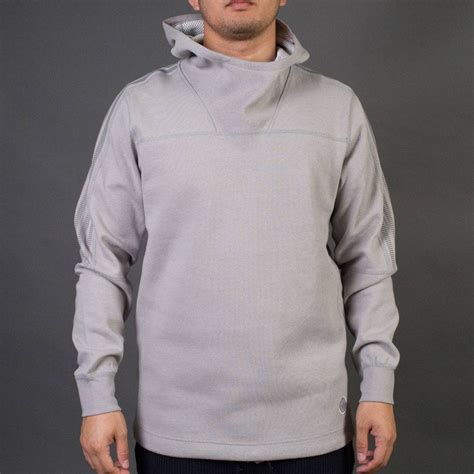 Adidas x Wings + Horns Men Bonded Linen Hoodie gray solid grey