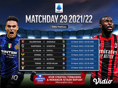 Link Live Streaming Liga Italia Serie A Pekan Ke Vidio