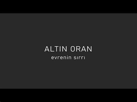 ALTIN ORAN NEDİR YouTube