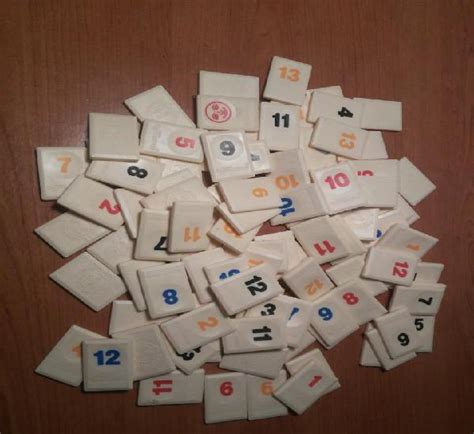 Lote De Fichas Juego Rummikub N Meros Colores Piezas De En Murcia