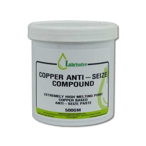 Lubrisolve Copper Anti Seize Compound 500g