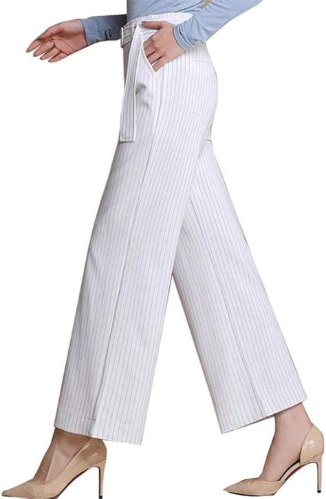 Anaisy Pantaloni Larghi Donna Primavera Ed Estate Pantaloni A Righe