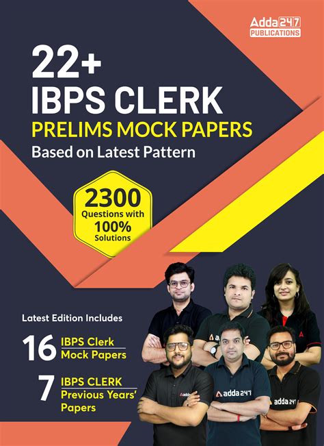 22 Ibps Clerk Prelims Mocks Papers Book English Printed Edition By