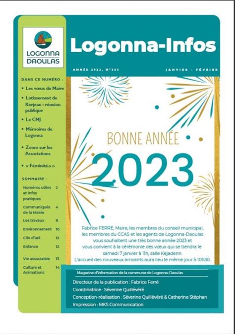 Logonna Infos 2023 Logonna Daoulas Site Officiel De La Commune