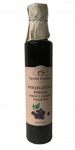 Syrop Z CZARNEJ PORZECZKI Naturalny 315g BEZ Chemi 12687200252 Allegro Pl