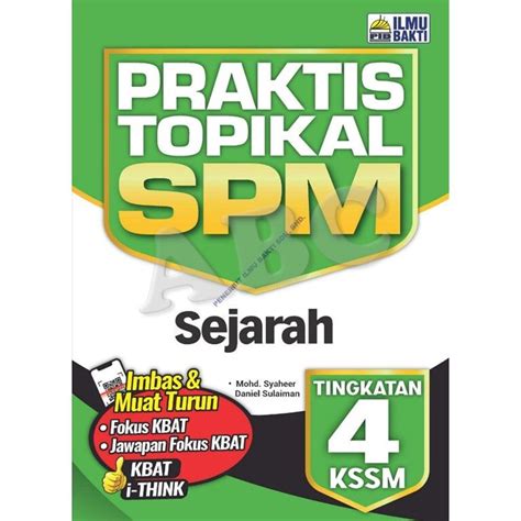 PRAKTIS TOPIKAL SPM TINGKATAN 4 TINGKATAN 5 KSSM 2024 BUKU LATIHAN