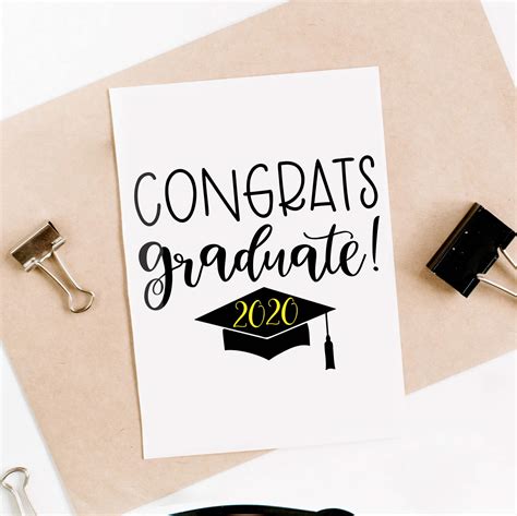 Free Congrats Graduate Svg File Pineapple Paper Co