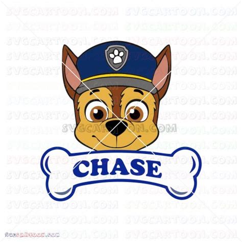 Chase Paw Patrol 003 Svg Dxf Eps Pdf Png