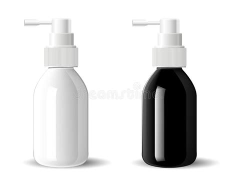 Set Of Spray Bottles With Detalies Realistic Vector Illustration Of Pistol Spray With Pump