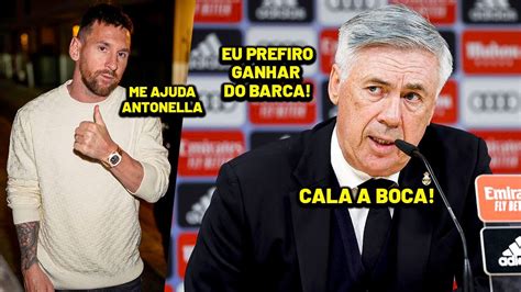 POLÊMICA MESSI FLAGRADO BÊBADO EM SHOW E ANCELOTTI DESABAFA YouTube