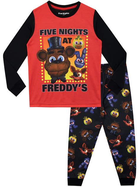 Five Nights At Freddys Boys Fnaf Pajamas In 2022 Boys Pajamas Five Nights At Freddys Long