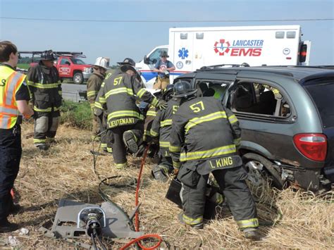 Vehicle Accident With Entrapment In Drumore Township Quarryville Fire