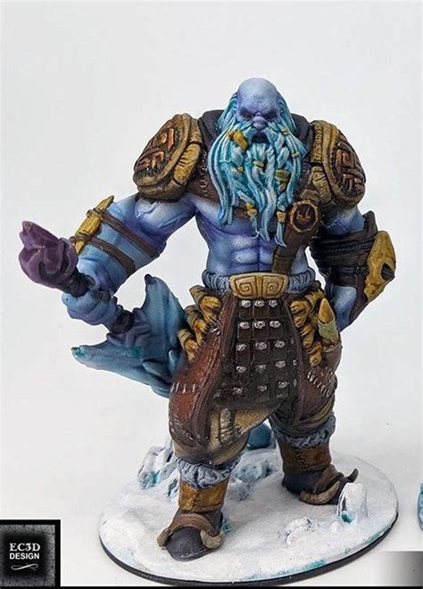 Ymir Frost Giant Miniature 28mm32mm Scale 90mm100mmgray Etsy