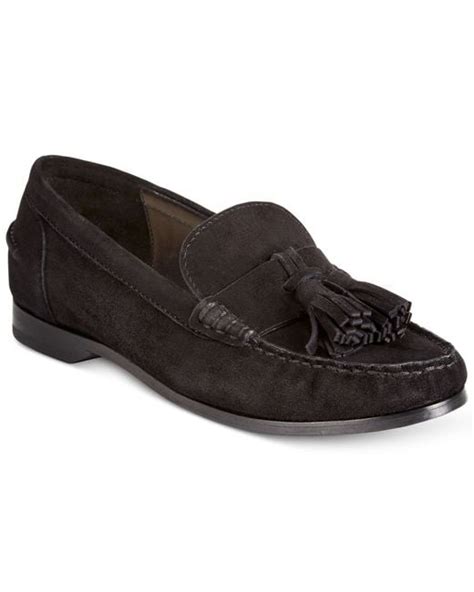 Cole Haan Womens Pinch Grand Tassel Loafers In Black Lyst