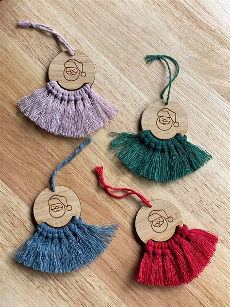 Tassel Christmas Tree Decoration Etsy