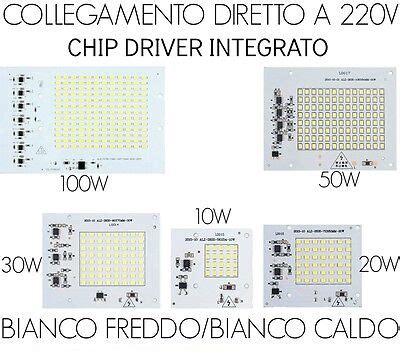 Piastra A Led Con Driver V Integrato W W W W W Ricambio