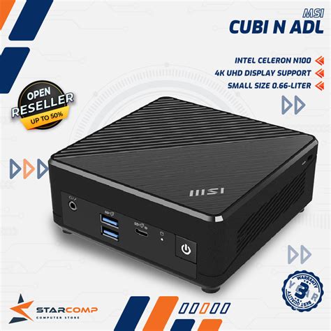 Jual Msi Cubi N Adl Mini Pc Intel Celeron N Barebone Shopee Indonesia