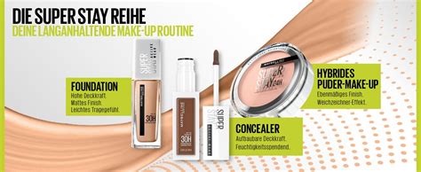 Maybelline New York In Puder Make Up Wasserfest Und Mattierend Mit