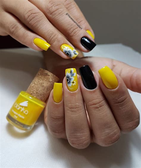 Unhas Decoradas Esmalte Amarelo Veja As Melhores Inspira Es