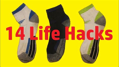 14 Life Hacks With Socks Youtube