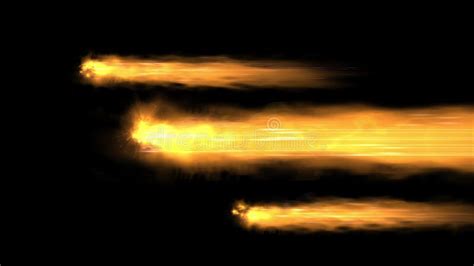 Fire Streaks Light On Black Background Stock Illustration Illustration Of Design Media 233626086