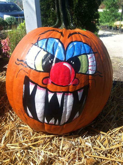 20+30+ Scary Painted Pumpkin Faces – HOMYRACKS