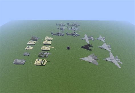 Military Vehicles Minecraft Map